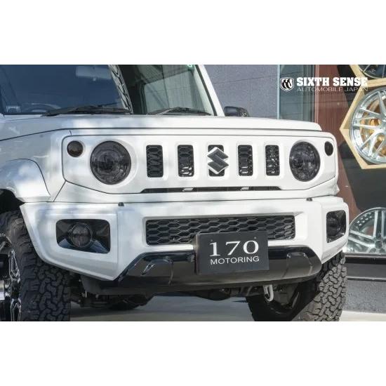 ジムニー専用 フロントウインカーカバー スモーク シックスセンス