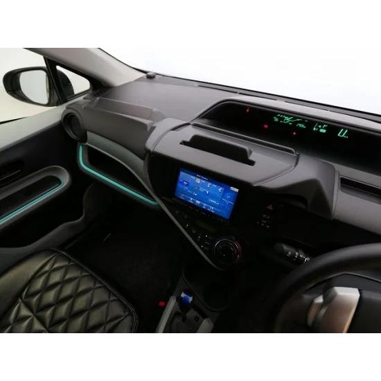 10アクア 前期/中期 トレイ付きエアロナビバイザー スマホスタンド付き