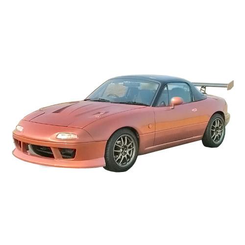 スタウト NA6CE ロードスター エアロボンネット タイプR FRP製