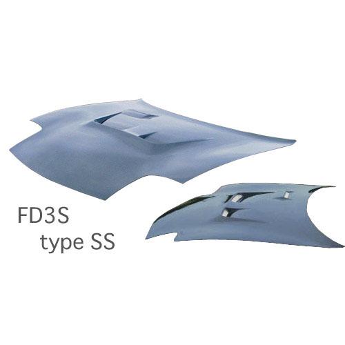 スタウト FD3S RX-7 エアロボンネット タイプSS FRP製 カーボン変更可