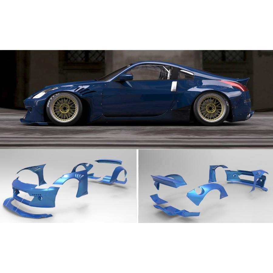 TRA京都 Z33 ver.1 フロントオーバーフェンダー パンデム ロケット