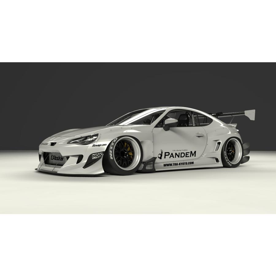 ZN6 86 / ZC6 BRZ フロントリップ(フラップ) パンデムV3バンパー専用 