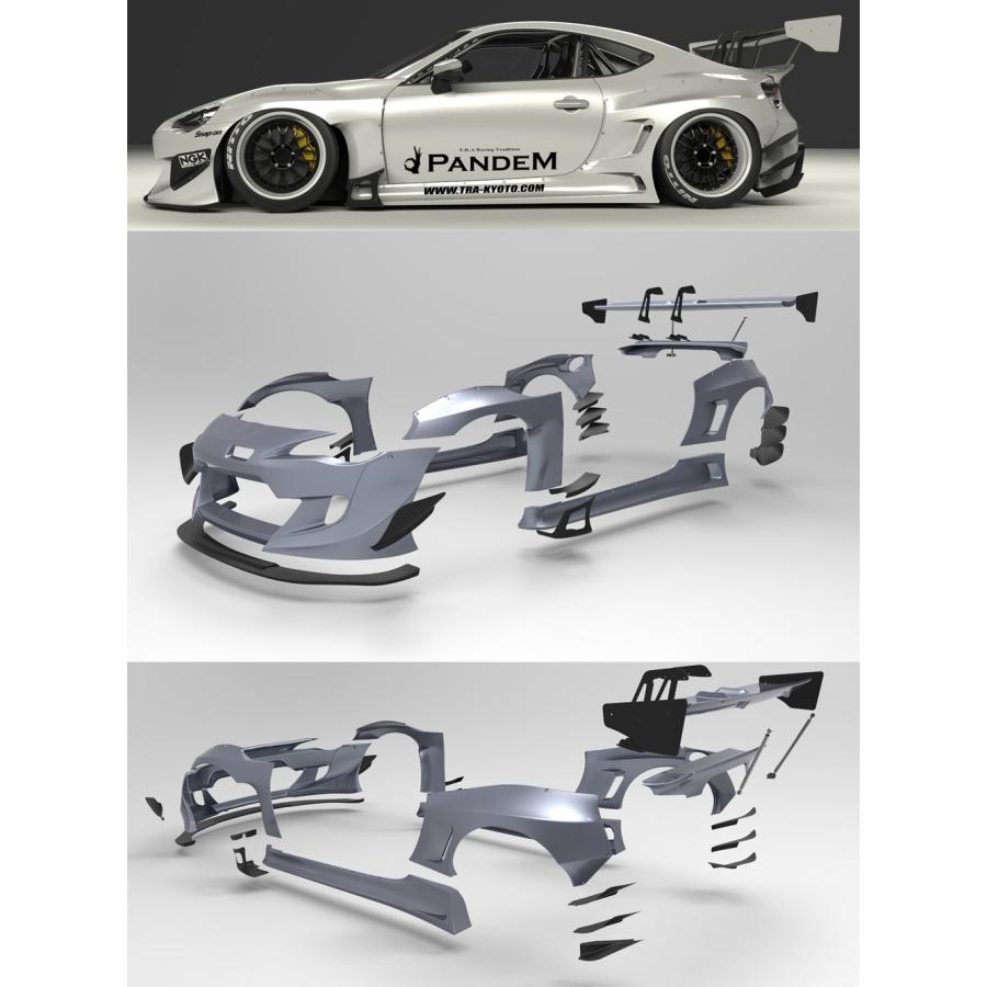 TRA京都 86 ZN6 ver.3 GTウイング ロケットバニー パンデム GT-WING