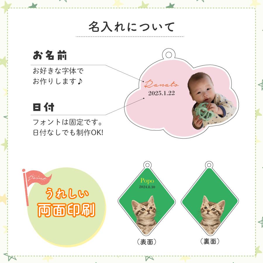 制作前にデータ確認できる 写真入り ポップフレーム キーホルダー 子供 ペット 写真入れ 敬老の日 出産祝い 名入れ こども 孫 名前 アクリル 写真入りプレゼント |  | 04