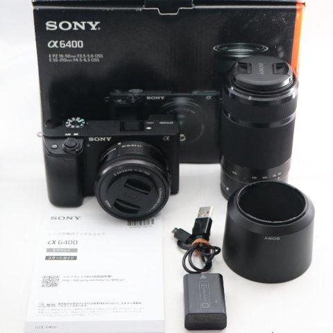 SONY(ソニー) APS-C ミラーレス一眼カメラ α6400 ダブルズームレンズ  