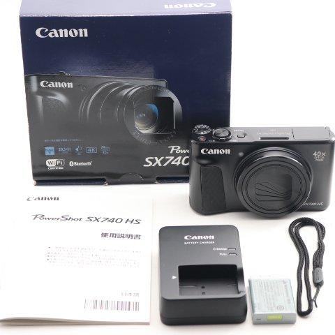 Canon コンパクトデジタルカメラ PowerShot SX740 HS ブラック 光学40 