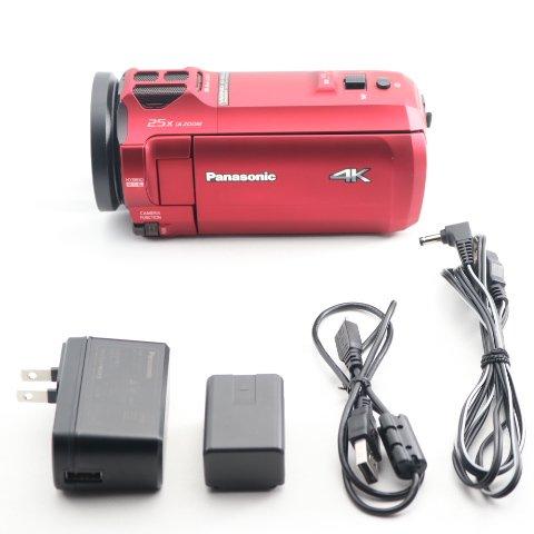 ほぼ新品】Panasonic HC-VX992MS 赤 4Kビデオカメラ 本体