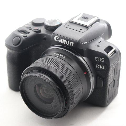 Canon EOS R10 一眼レフカメラ 18-45mmレンズ付き(美品) EOS R10 RF-S18-45 IS STM レンズキット > ミラーレス一眼