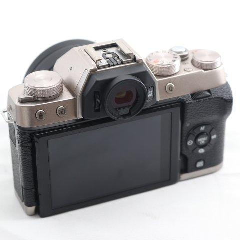 富士フイルム(FUJIFILM) ミラーレス一眼 X-T100レンズキット シャンパンゴールド X-T100LK-Gの画像
