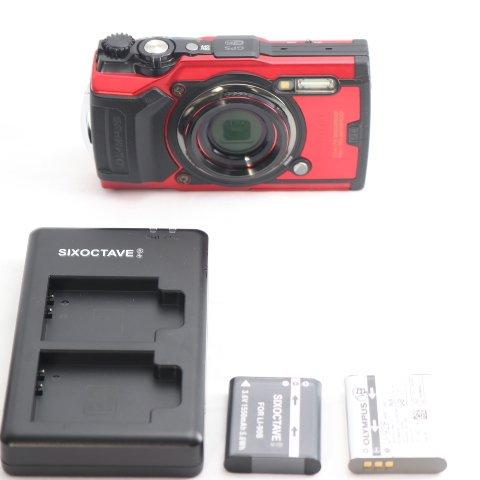 OLYMPUS デジタルカメラ Tough TG-6 レッド 1200万画素CMOS F2.0 15m