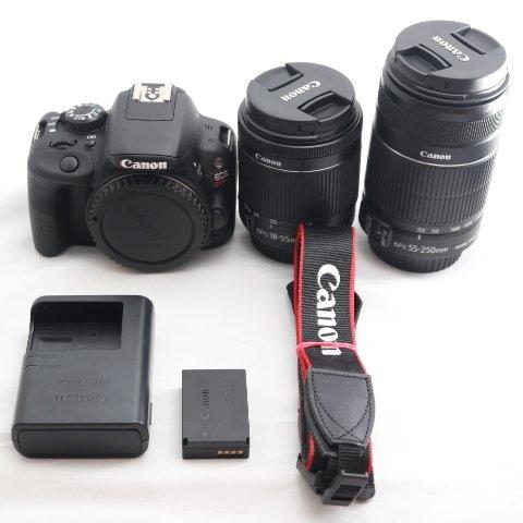 Canon デジタル一眼レフカメラ EOS Kiss X7 ダブルズームキット EF-S18