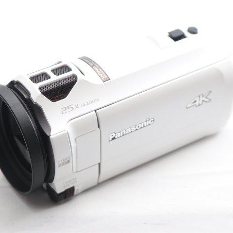 パナソニック 4K ビデオカメラ 64GB 光学20倍ズーム ピュアホワイト HC