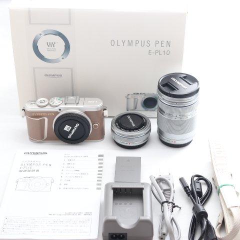 OLYMPUS ミラーレス一眼カメラ PEN E-PL10 EZダブルズームキット