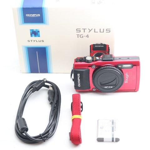 OLYMPUS デジタルカメラ STYLUS TG-4 Tough レッド 1600万画素CMOS F2 