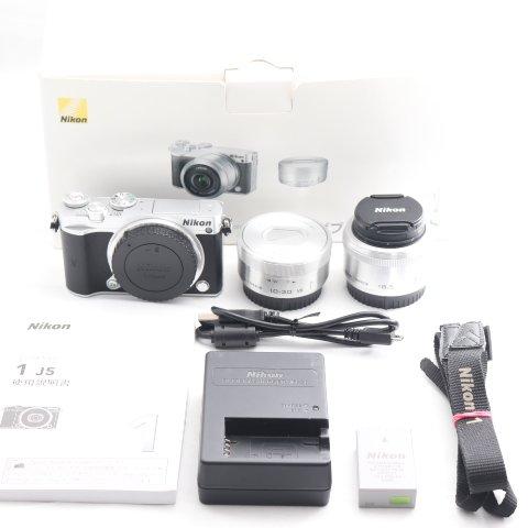 Nikon ミラーレス一眼 Nikon1 J5 ダブルレンズキット シルバー J5WLKSL 