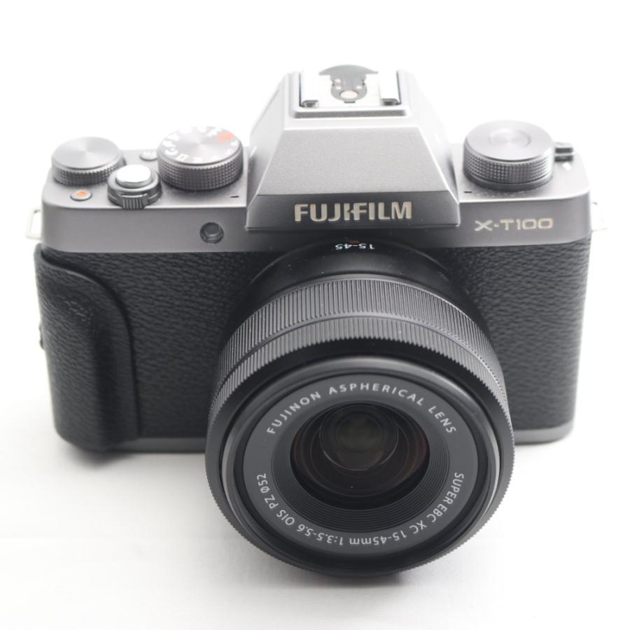 FUJIFILM ミラーレス一眼 X-T100レンズキット ダークシルバー X-T100LK-DS Amazon | 富士フイルム(FUJIFILM) ミラーレス一眼 X-T100レンズキット