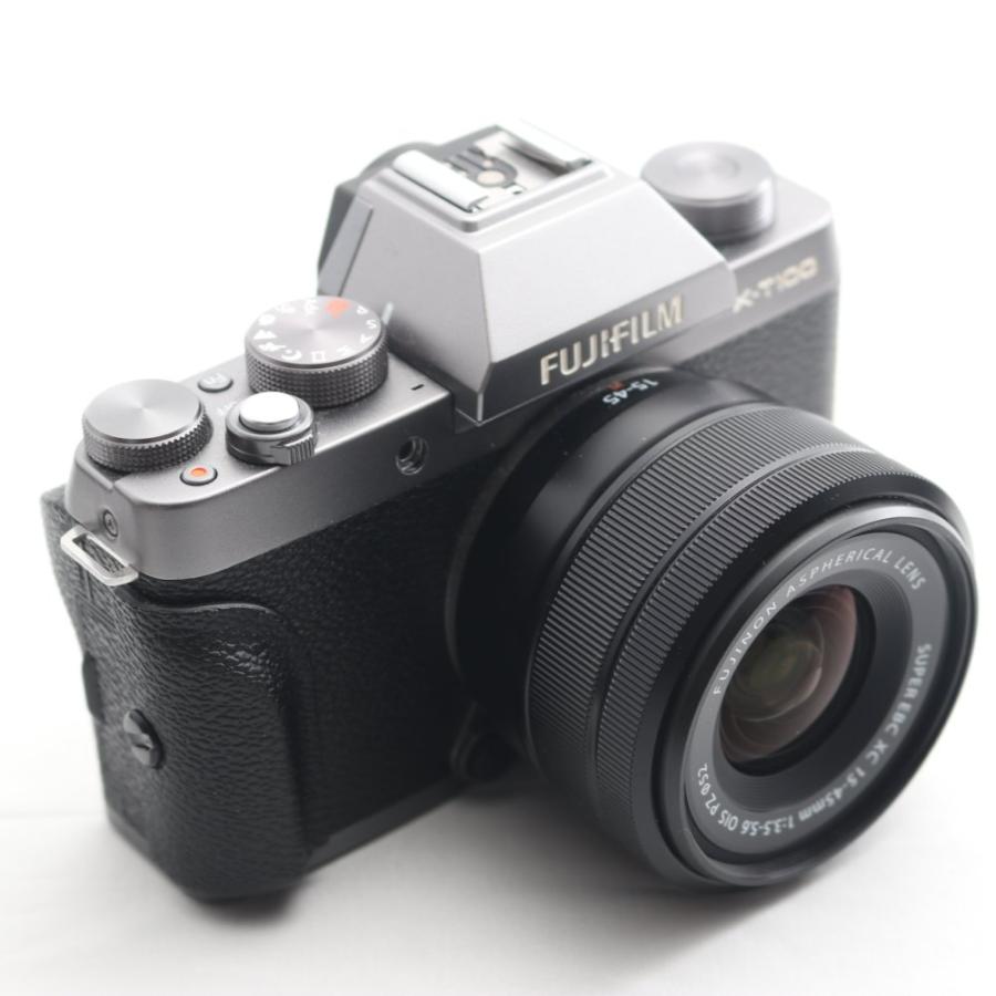 富士フイルム(FUJIFILM) ミラーレス一眼 X-T100レンズキット ダーク