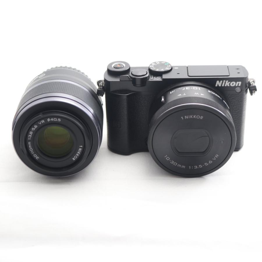 Nikon ミラーレス一眼 Nikon1 J5 ダブルズームキット ブラック J5WZBK 