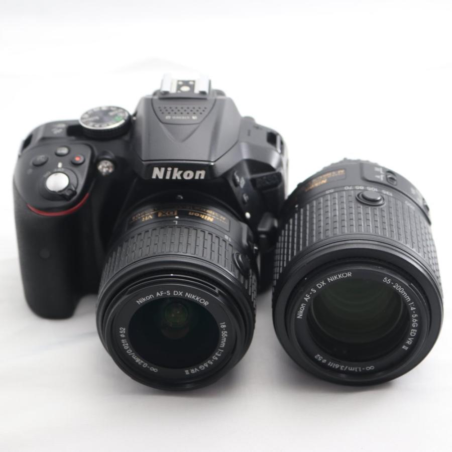 Nikon デジタル一眼レフカメラ D5300 ダブルズームキット2 ブラック