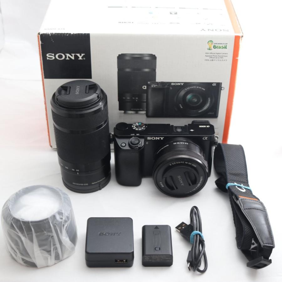 SONY ミラーレス一眼 α6000 ダブルズームレンズキット E PZ 16-50mm F3 