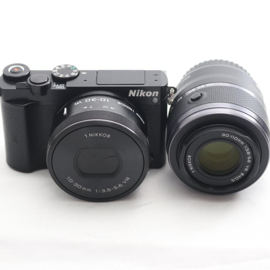 Nikon ミラーレス一眼 Nikon1 J5 ダブルレンズキット J5WZBK Nikon ミラーレス一眼 Nikon1 J5 ダブルズームキット ブラック J5WZBK