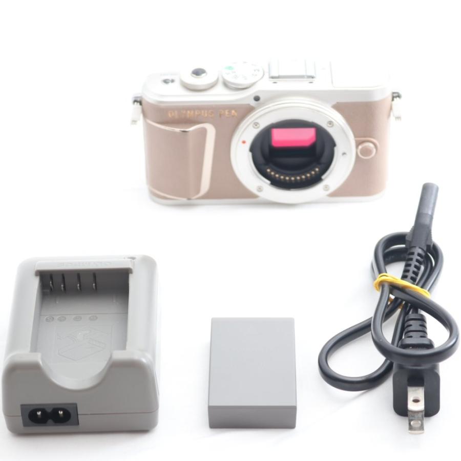 OLYMPUS ミラーレス一眼カメラ PEN E-PL10 ボディー ブラウン