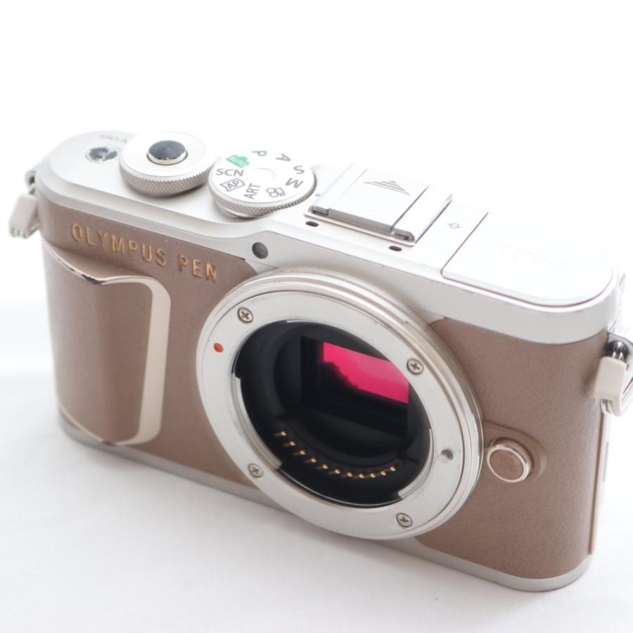 OLYMPUS ミラーレス一眼カメラ PEN E-PL10 ボディー ブラウン