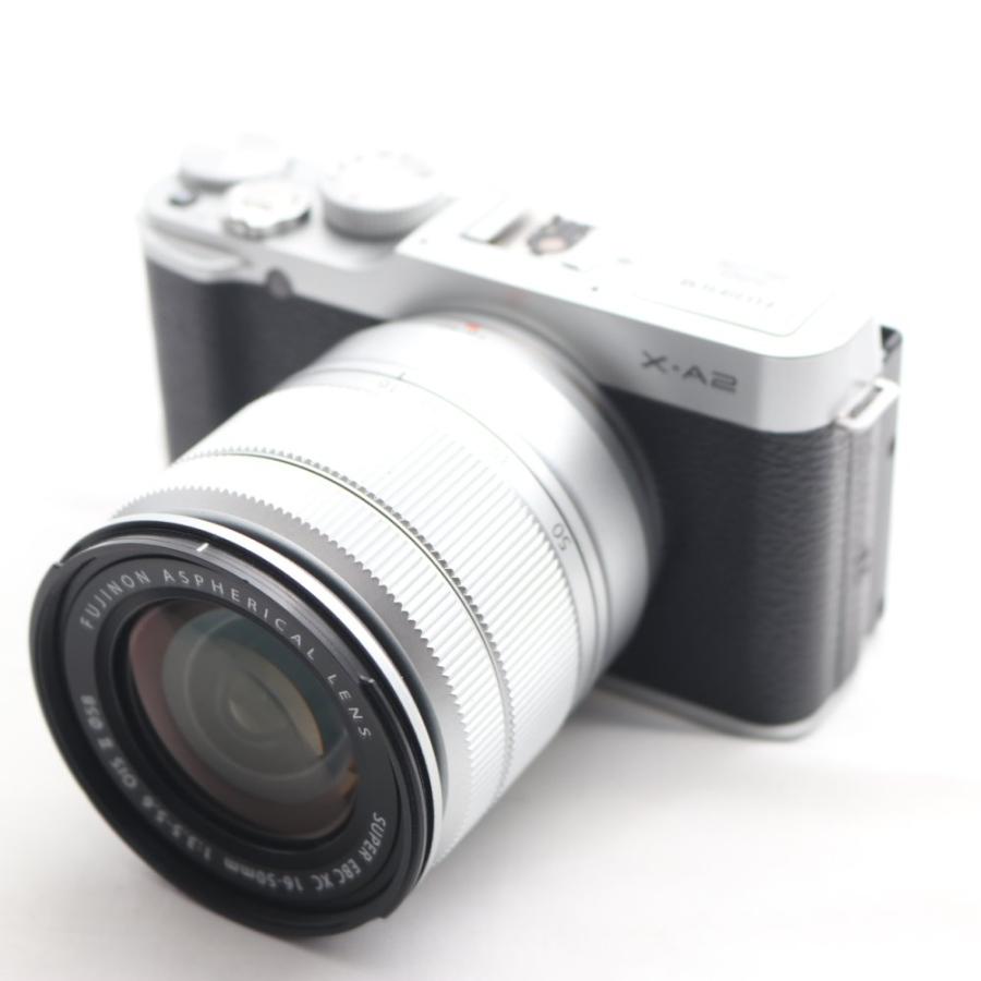 FUJIFILM デジタルカメラミラーレス一眼 X-A2レンズキット シルバー X