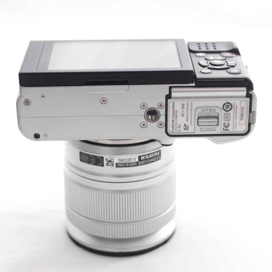 FUJIFILM ミラーレス一眼 X-A2 レンズキット シルバー X-A2S1650II FUJIFILM デジタルカメラミラーレス一眼 X-A2レンズキット シルバー X