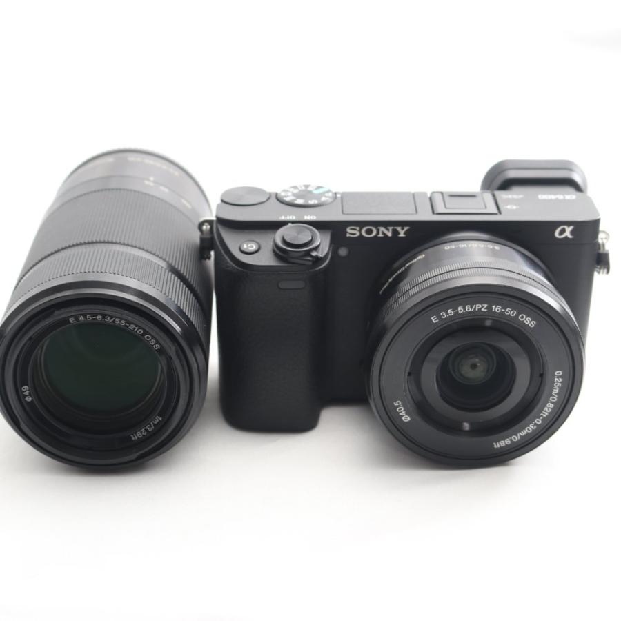 SONY(ソニー) ILCE-6400Y B APS-C ミラーレス一眼カメラ α6400 ダブル 