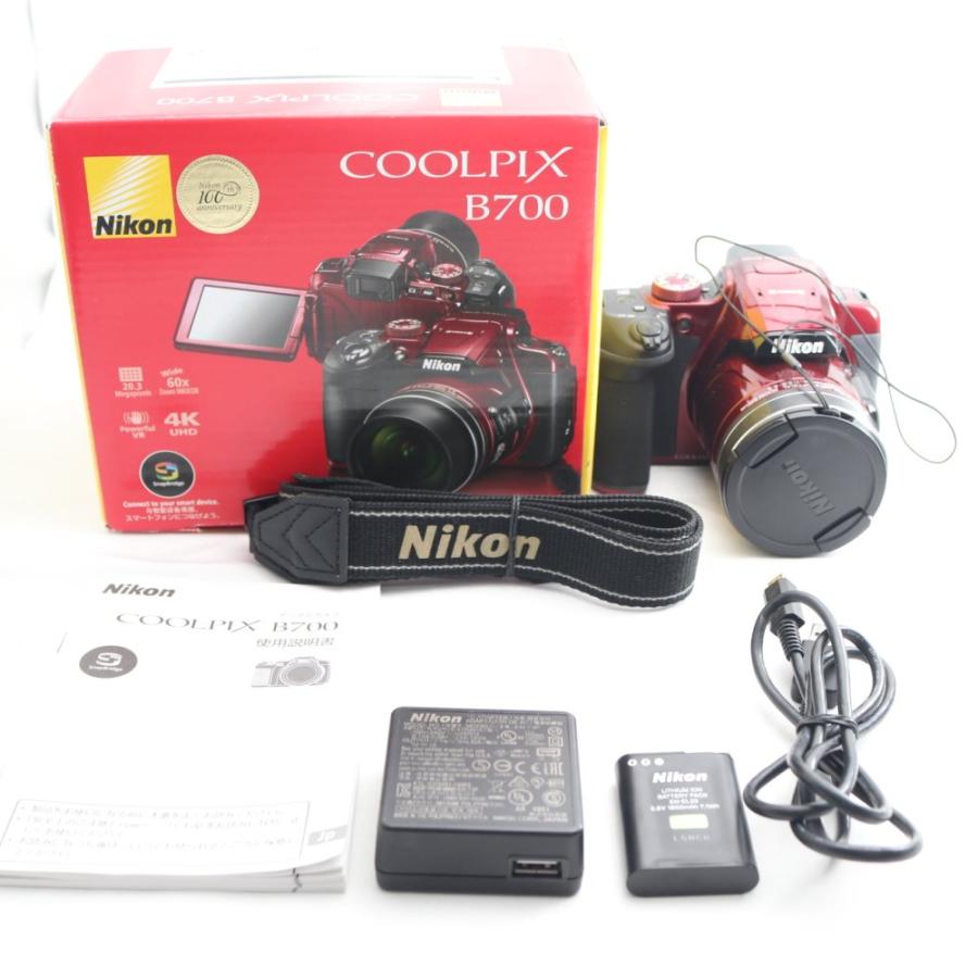 Nikon デジタルカメラ COOLPIX B700 光学60倍ズーム2029万画素 レッド
