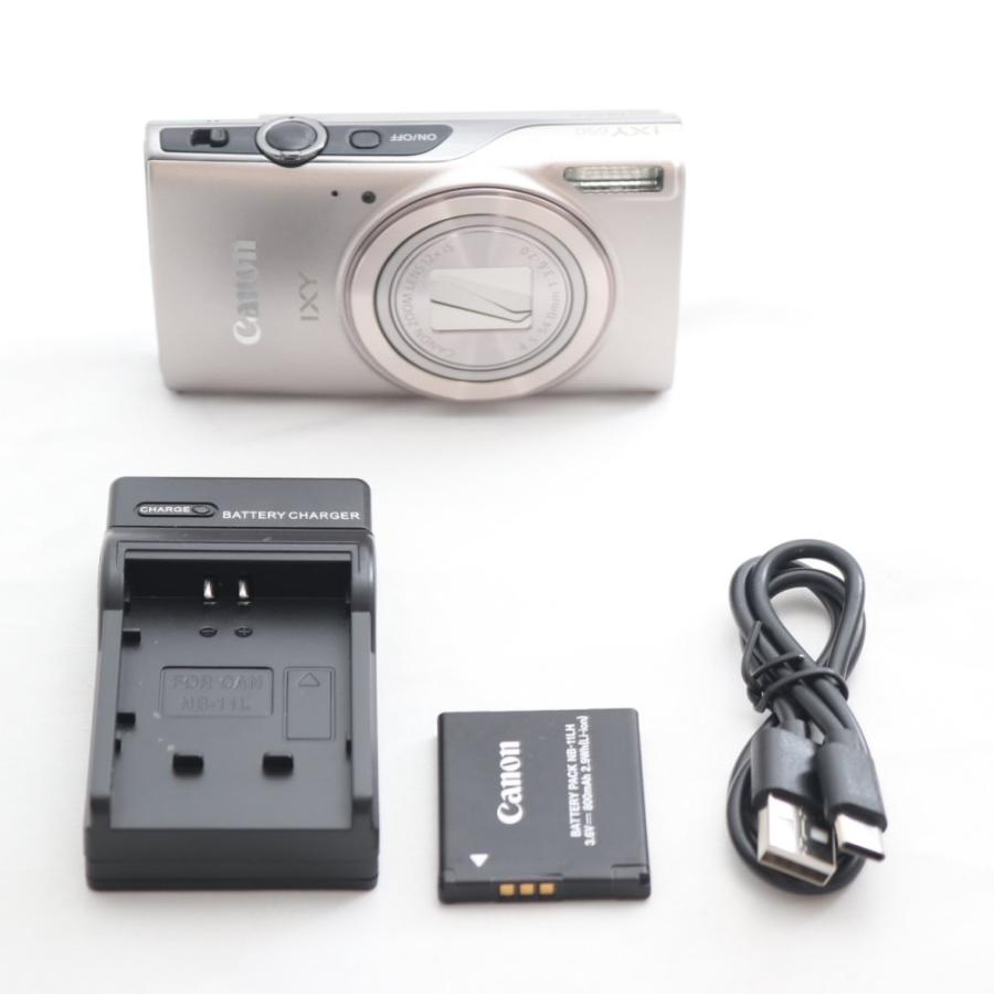Canon コンパクトデジタルカメラ IXY 650 シルバー 光学12倍ズーム/Wi