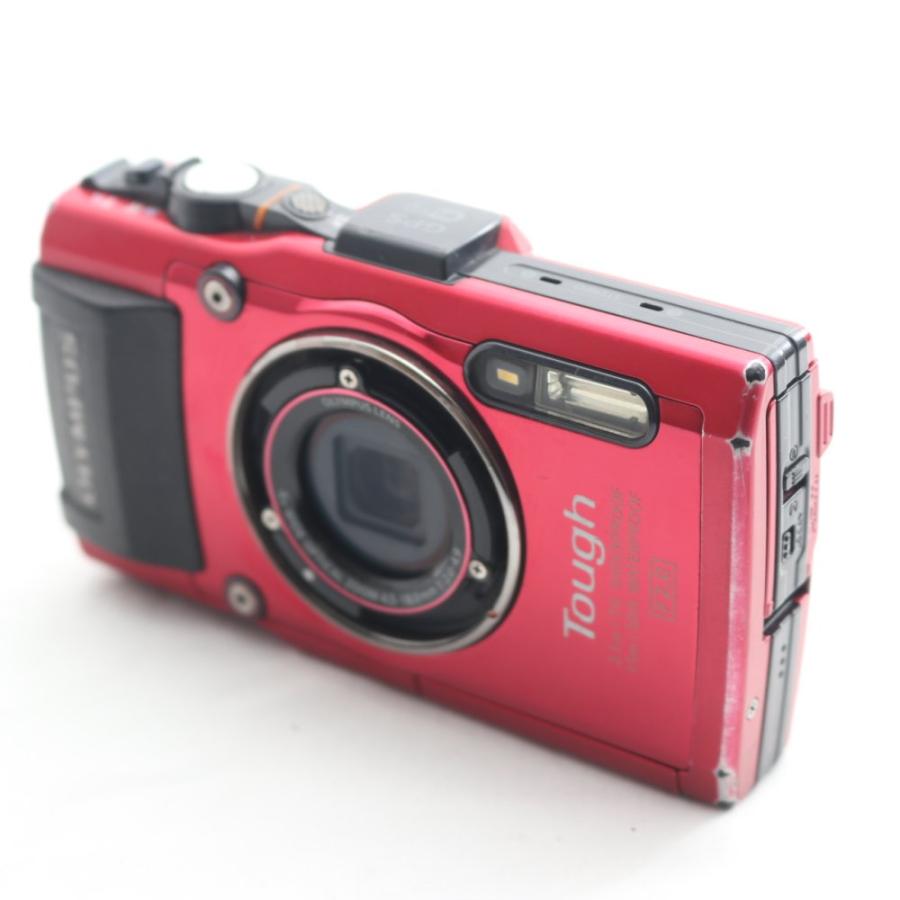 OLYMPUS デジタルカメラ STYLUS TG-4 Tough レッド 1600万画素CMOS F2