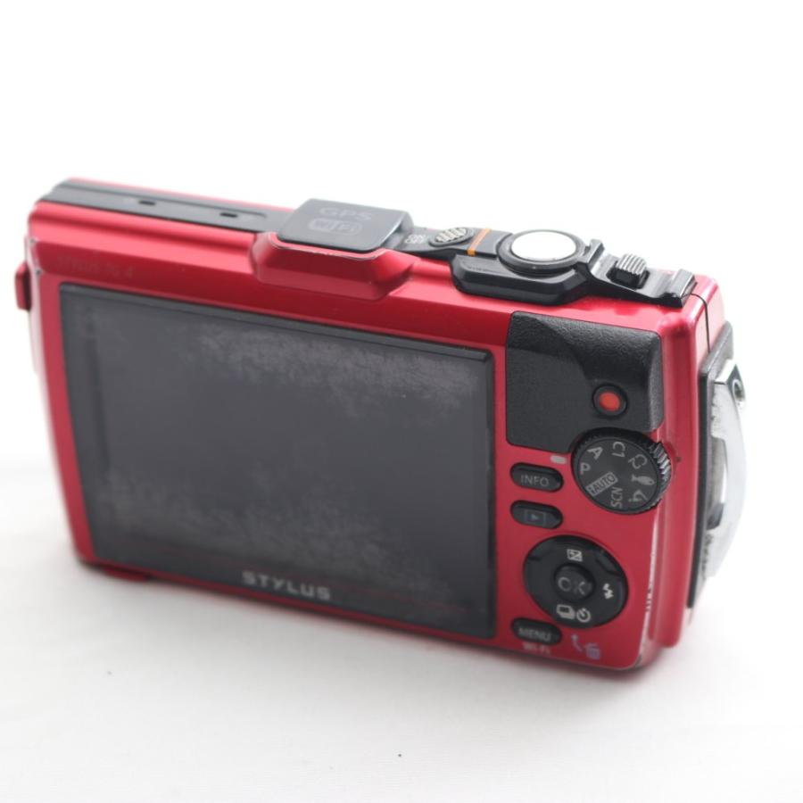OLYMPUS デジタルカメラ STYLUS TG-4 Tough レッド 1600万画素CMOS F2