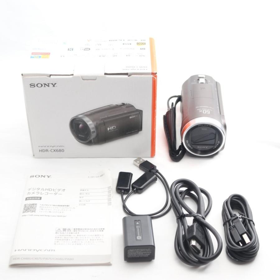 SONY HDR-CX680 内蔵メモリ64GB ソニービデオカメラ SONY(ソニー