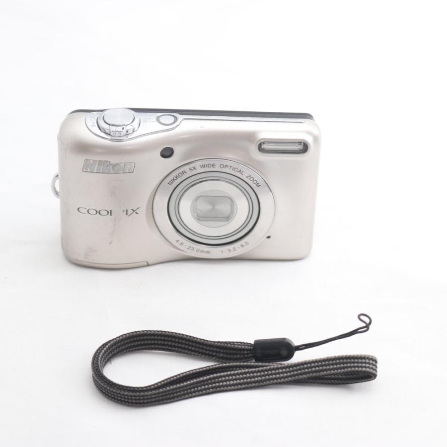 Nikon デジタルカメラ COOLPIX L32 シルバー 光学5倍ズーム 2005万画素 乾電池タイプ L32SL qqffhab Nikon デジタルカメラ COOLPIX L32 シルバー 光学5倍ズーム 2005万画素