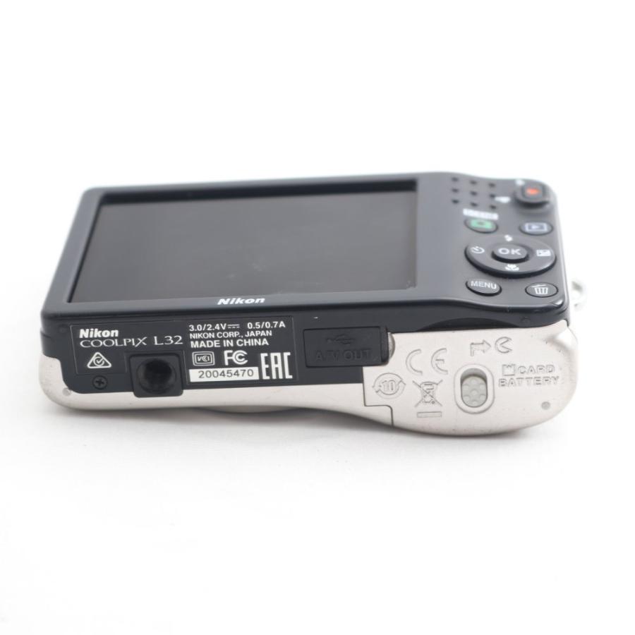 Nikon デジタルカメラ COOLPIX L32 シルバー 光学5倍ズーム 2005万画素 乾電池タイプ L32SL qqffhab Nikon デジタルカメラ COOLPIX L32 シルバー 光学5倍ズーム 2005万画素