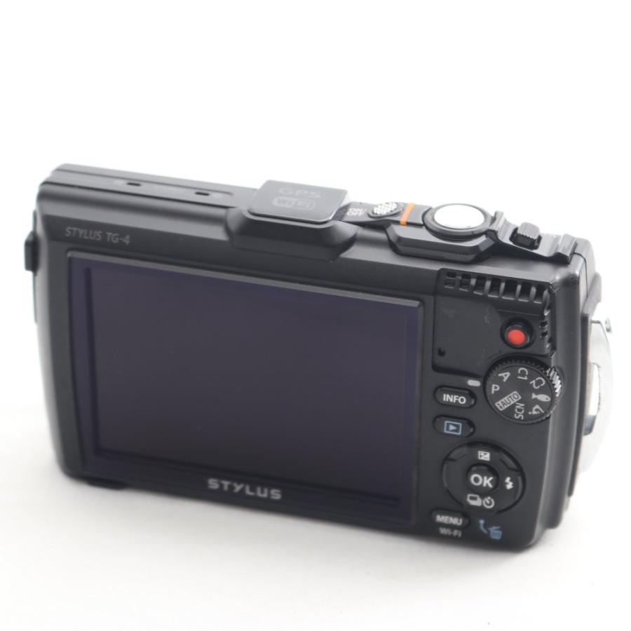 OLYMPUS デジタルカメラ STYLUS TG-4 Tough ブラック 1600万画素CMOS