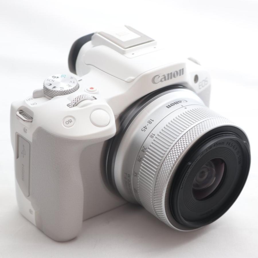 美品❕Canon EOS R50(RF-S55-210付） ミラーレス一眼カメラ Canon ミラーレス一眼カメラ EOS R50 ダブルズームキット(RF-S18-45+RF