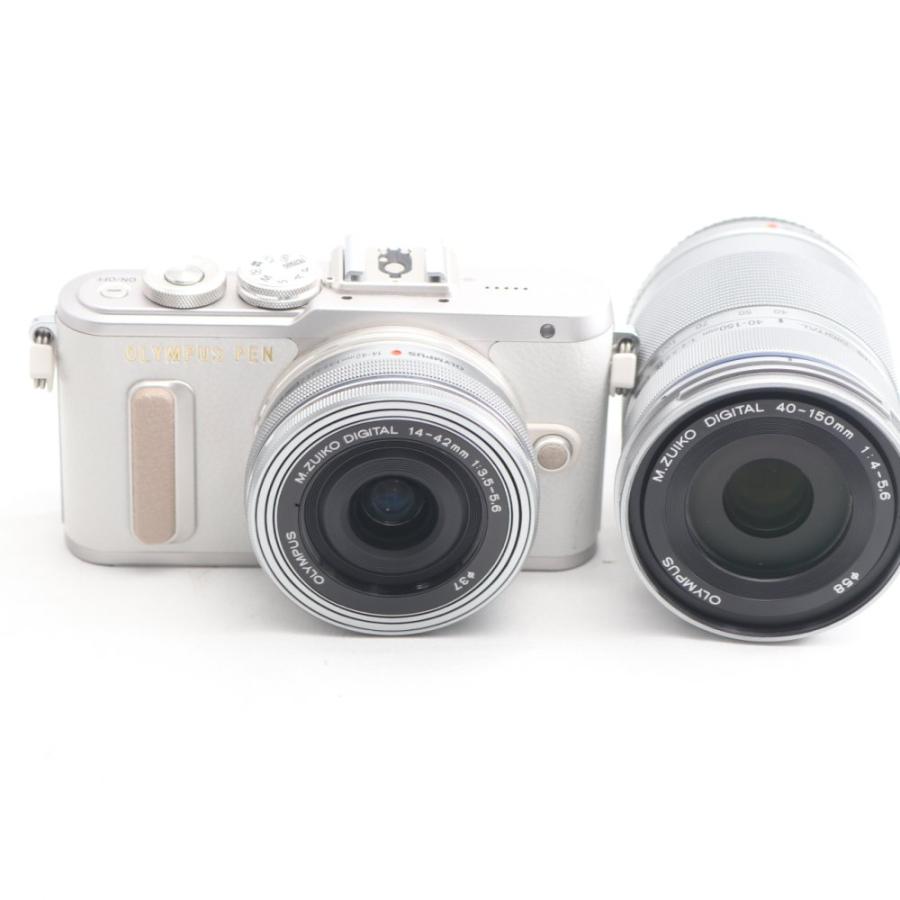OLYMPUS ミラーレス一眼 E-PL8 EZ ダブルズームキット ホワイト
