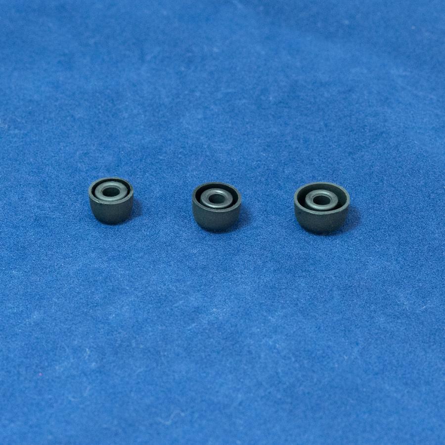 イヤーピース シリコン カナル型 ハーフ型 セット 黒 白＜アウトレット＞ | ブランド登録なし | 05