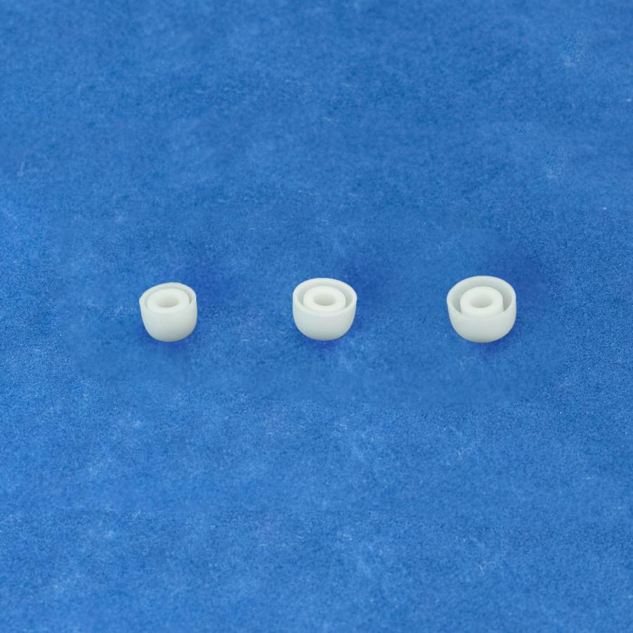 イヤーピース シリコン カナル型 ハーフ型 セット 黒 白＜アウトレット＞ | ブランド登録なし | 08