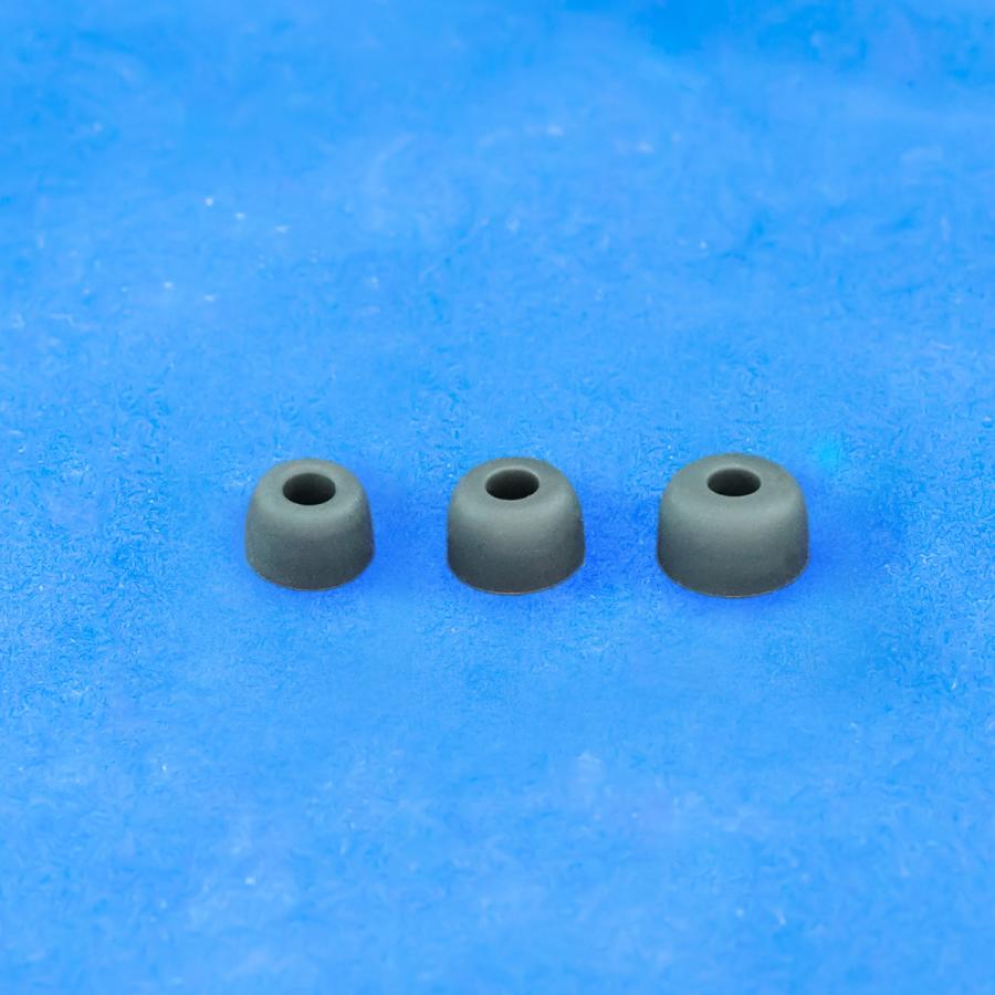 イヤーピース シリコン カナル型 抗菌ハーフ型 セット 抗菌 長時間 黒 白＜アウトレット＞ | ブランド登録なし | 04