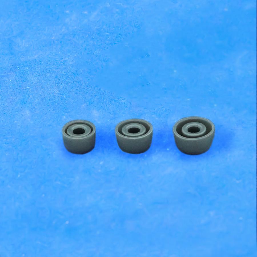 イヤーピース シリコン カナル型 抗菌ハーフ型 セット 抗菌 長時間 黒 白＜アウトレット＞ | ブランド登録なし | 05