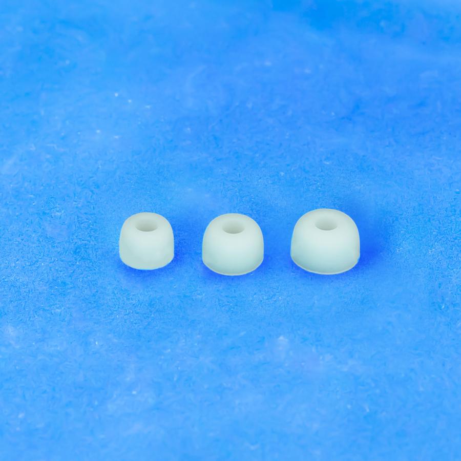 イヤーピース シリコン カナル型 抗菌ハーフ型 セット 抗菌 長時間 黒 白＜アウトレット＞ | ブランド登録なし | 07