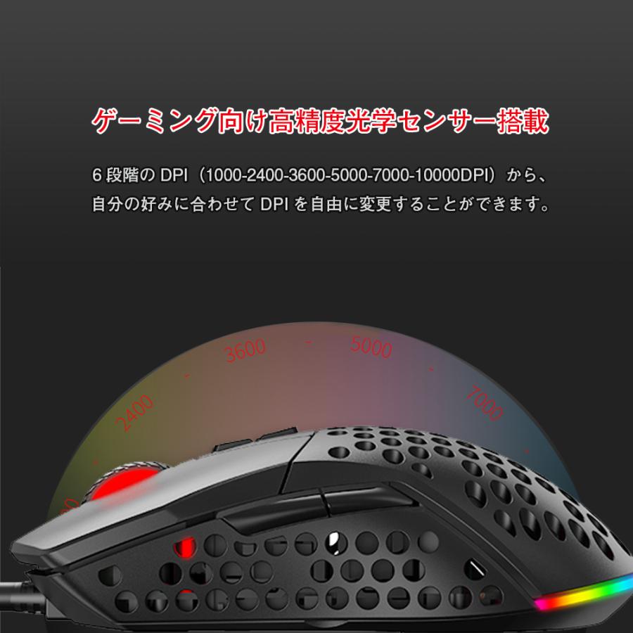 【これであなたもプロレベル!?】ゲーミングマウス HAVIT GAMENOTE MS885 ゲーミング マウス ゲーム 有線 5ボタン 多ボタン 軽量 パソコン | HAVIT | 01