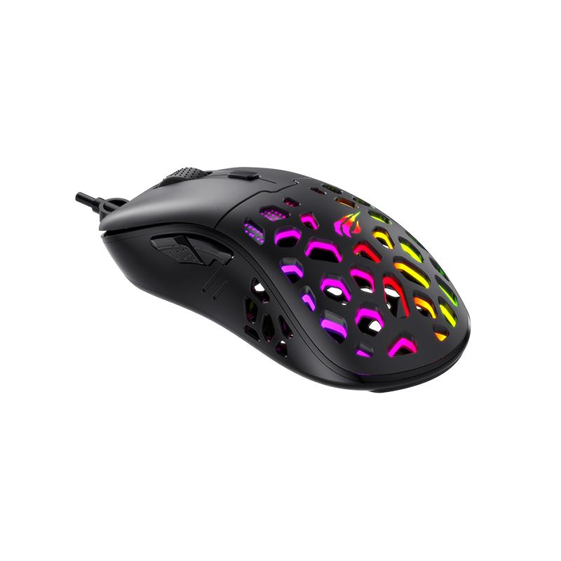 HAVIT 【プロ驚愕の性能!?】ゲーミングマウス HAVIT GAMENOTE MS955 有線 5ボタン 多ボタン 軽い 軽量パソコン ...