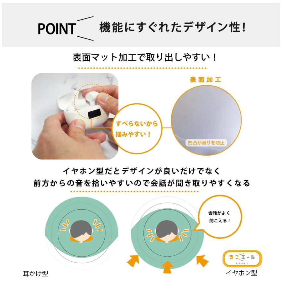 値下げしました　きこエール　集音器 集音機能付きワイヤレスイヤホン／きこエール | docomo select