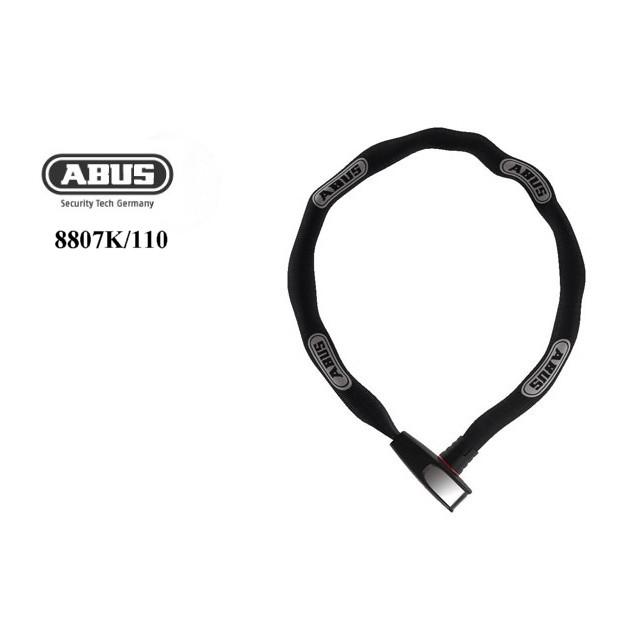 ABUS 8807K 　チェーンロック ABUS ABUS(アブス) 8807K/110 カギ式チェーンロック : THE CYCLE