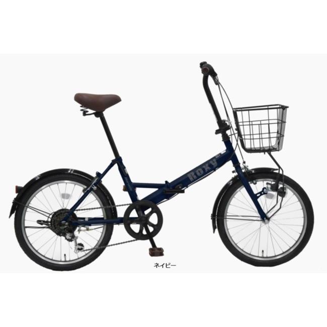 MARUISHI】(丸石サイクル) ロキシー 20型カゴ付き折りたたみ自転車
